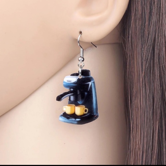 Jewelry - 🎊❤️HOST PICK ❤️🎊Coffee Machine Earrings